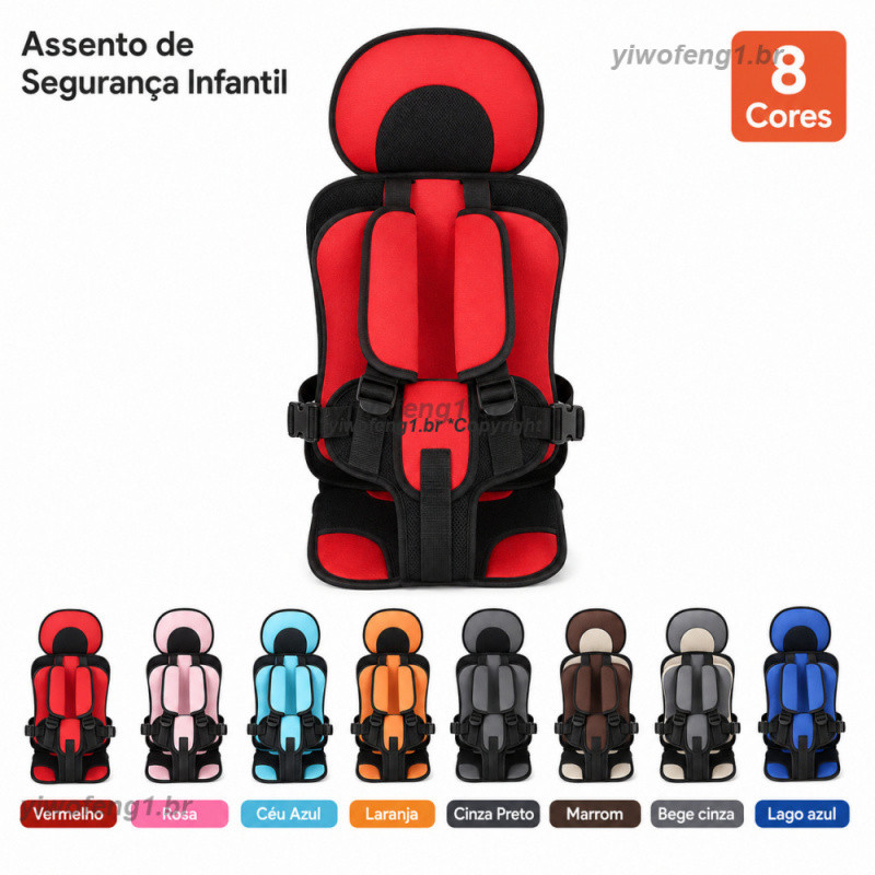 Cadeirinha Infantil Carro Assento Portátil Infantil Carro Cinto de Segurança 5 Pontos 0 a 12 Anosc Bebê Conforto Carro