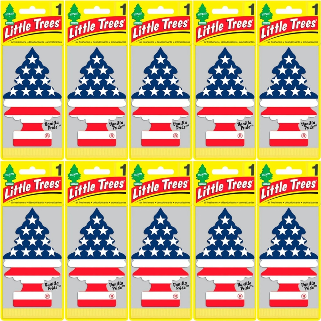 10 Little Trees Aromatizador De Carro Vanilla Eua