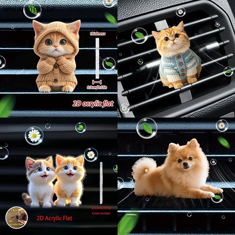 Clipe De Ambientador Para Carro WWARM-Difusor De Aroma De Ventilação E Decoração De Perfume