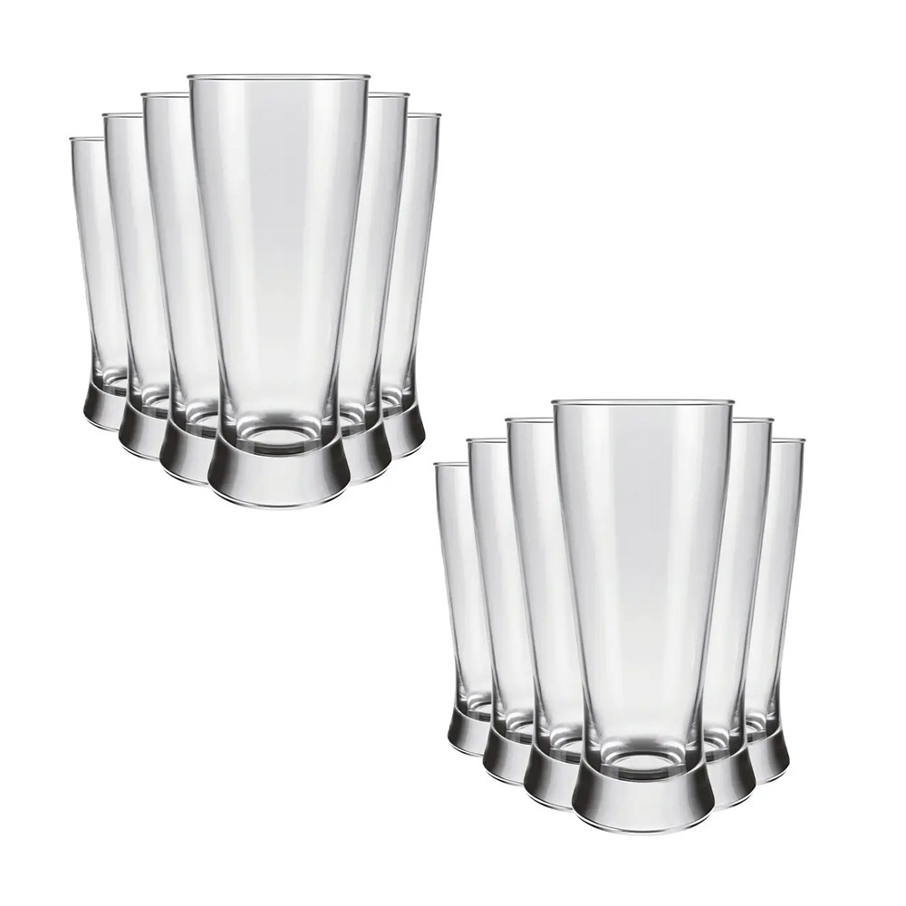 Kit Jogo 12 Copos para Cerveja Lager SM 300ml