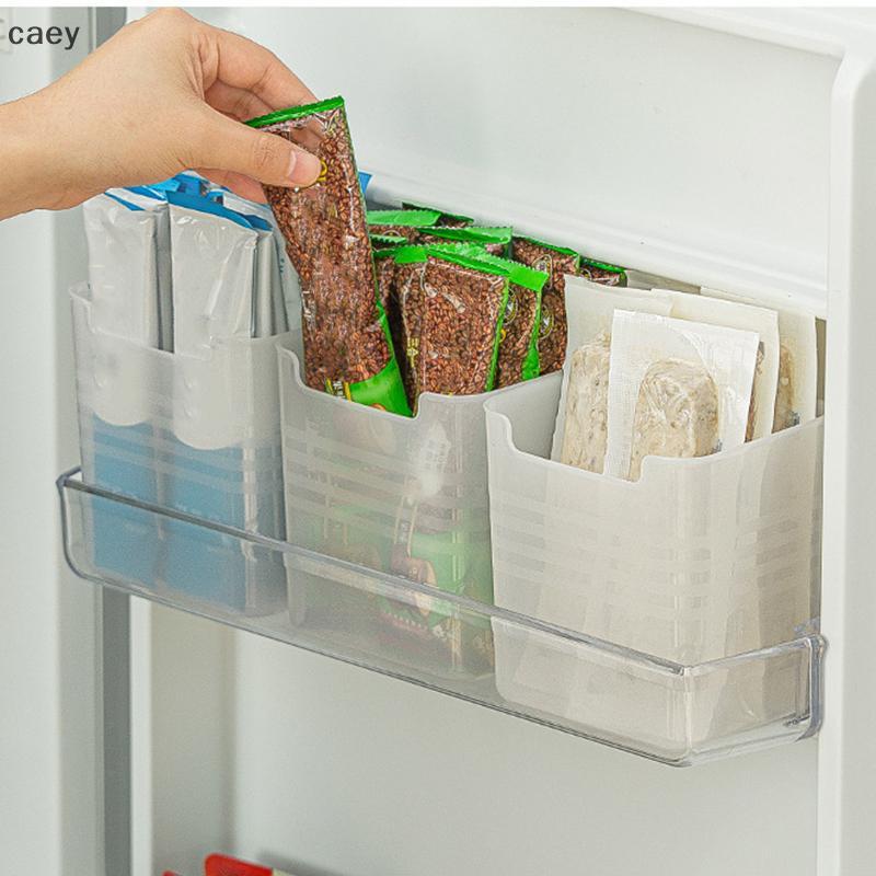 [caey] Caixa De Armazenamento De Alimentos Para Geladeira Organizador De Porta Lateral De Recipiente De Frutas Vegetais
