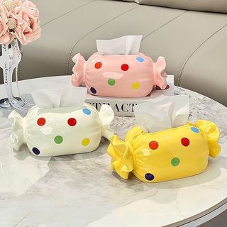 Caixa De Tecido De Vinil Durável , Armazenamento Decorativo Para Mesa De Centro E Sala De Estar , Suporte De Contas