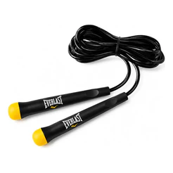Corda De Pular Pvc 2,90mt Ajustável Academia Crossfit Preto/amarelo