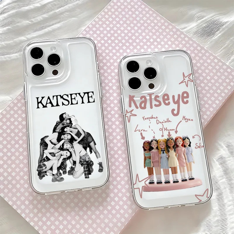 Capa de Telefone KPop KATSEYES para Samsung Galaxy A16 A07 A17 A36 A26 A56 A55 A
