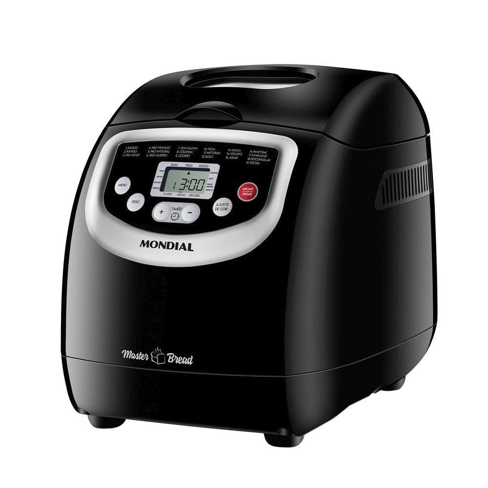 Panificadora com 9 Programas Mondial NPF-53 - Preto, 700W