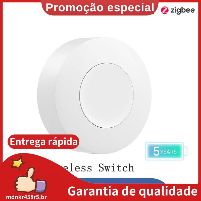 SNZB-01P Zigbee Wireless Switch Smart Scene 2 Vias Contol Eletrodomésticos Via Acessórios Para Trabalhos De Casa Intelig