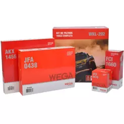 Kit Filtros Wega Honda Civic 1.8 2012 A 2017 e 2.0 2013 A 2016