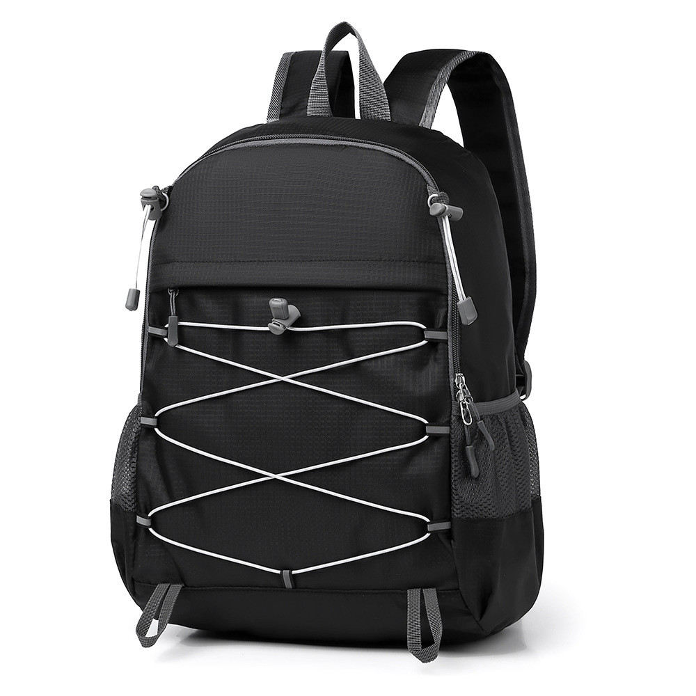 [Estoque pronto] Bolsa de viagem dobrável leve à prova d'água Mochila de lazer multifuncional Homens Mulheres Esportes a
