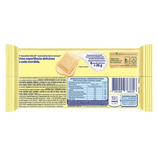 Galak Chocolate Branco Nestlé 80g · foto 2
