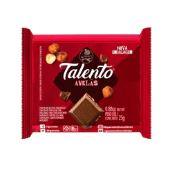Garoto Chocolate ao leite com avelãs Talento 85g