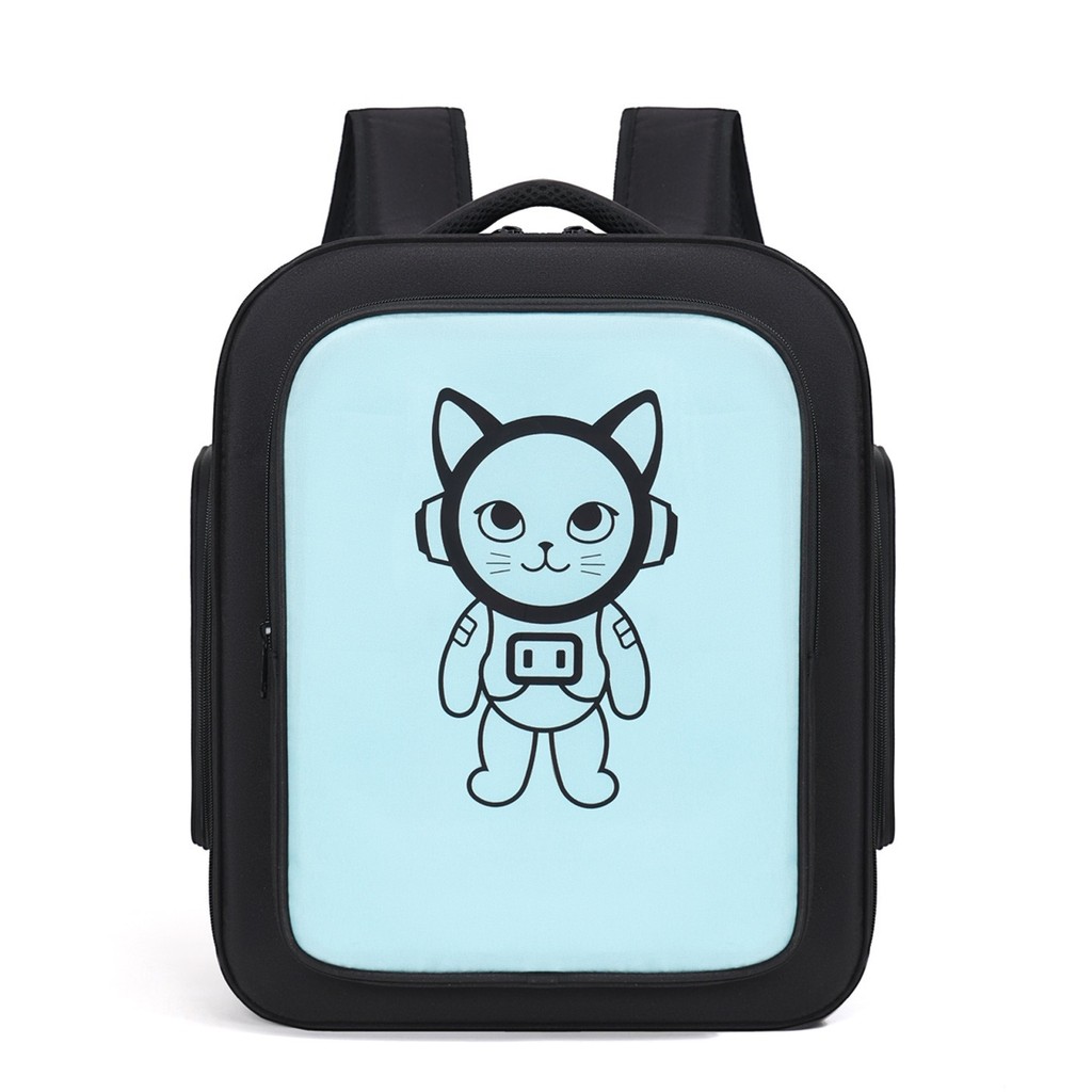 Bolsa para animais de estimação mochila portátil de grande capacidade mochila para animais de estimação espaço Meow gato