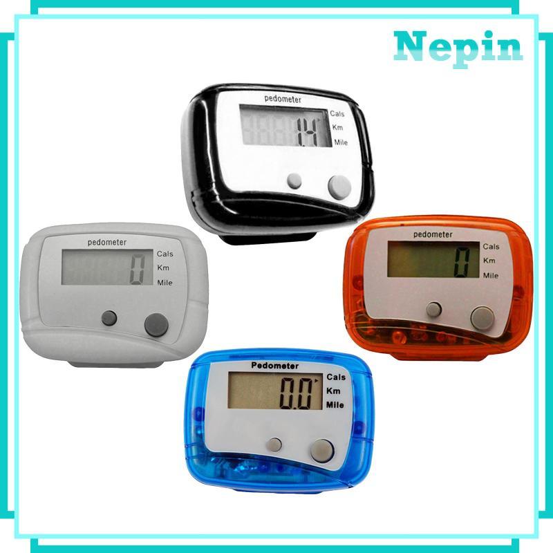 [Nepin] Contadores De Caminhada Para Passos Contador De Digital Pedômetro Display LCD Rastreador De Distância De Caloria