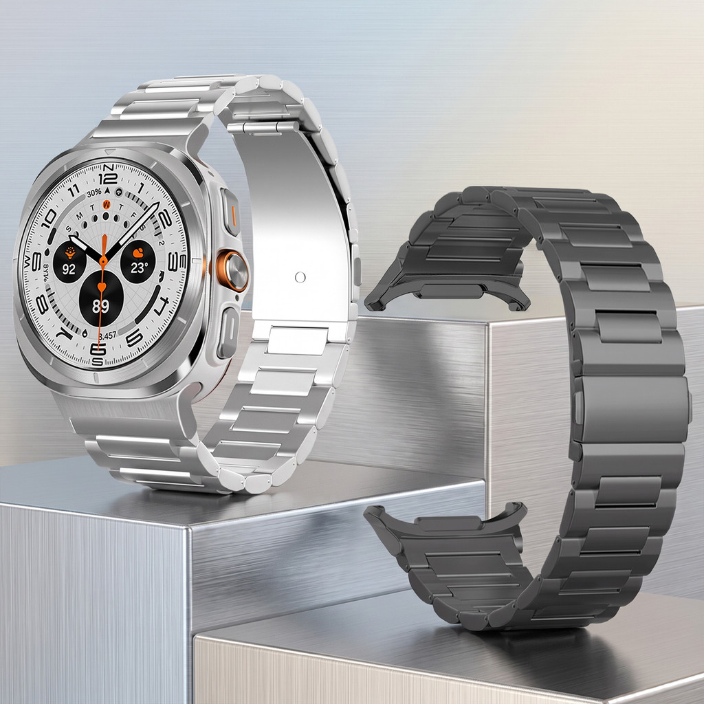 Pulseira De Titânio Premium , Negócios Para Samsung Galaxy Watch Ultra 2 47mm 20