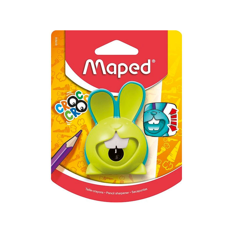 Apontador com coletor Croc Croc Coelho 1 furo 017610 Maped · foto 2