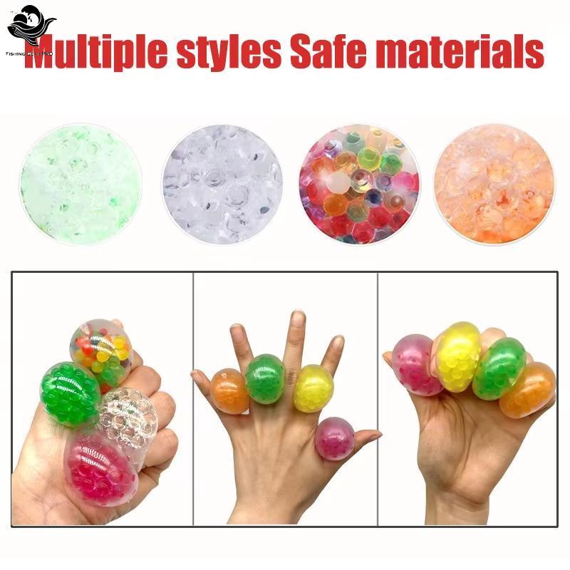 PFG Gel Macio Enchimento Bolas De Estresse 2 Pçs Colorido Squeeze Ansiedade Alívio Brinquedos Para Crianças Adulto Traba