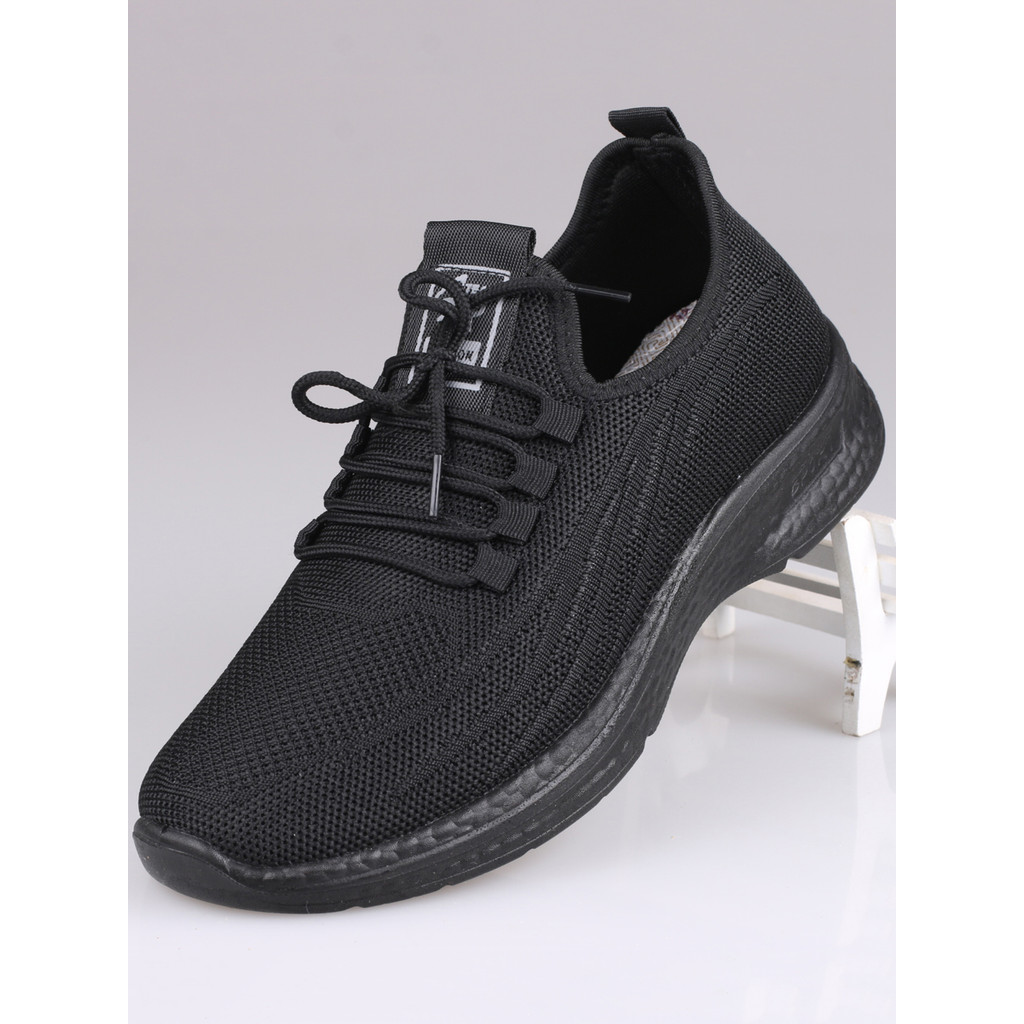 Primavera velho pequim sapatos de pano sapatos masculinos sapatos casuais de meia-idade idosos malha respirável sapatos