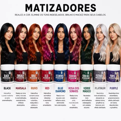Máscara Matizadora Perfect Corpus 300g – Escolha Sua Cor | Hidratação, Brilho e Matização Profissional