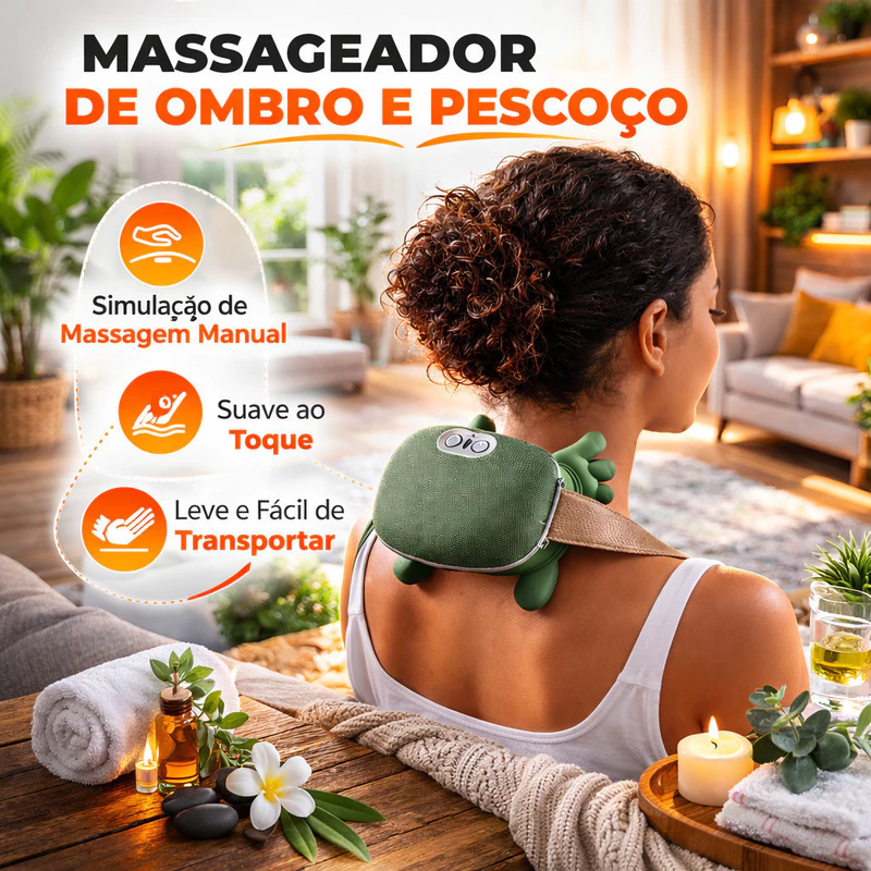 Massageador de Pescoço e Ombro com 8 Pontos — foto 4