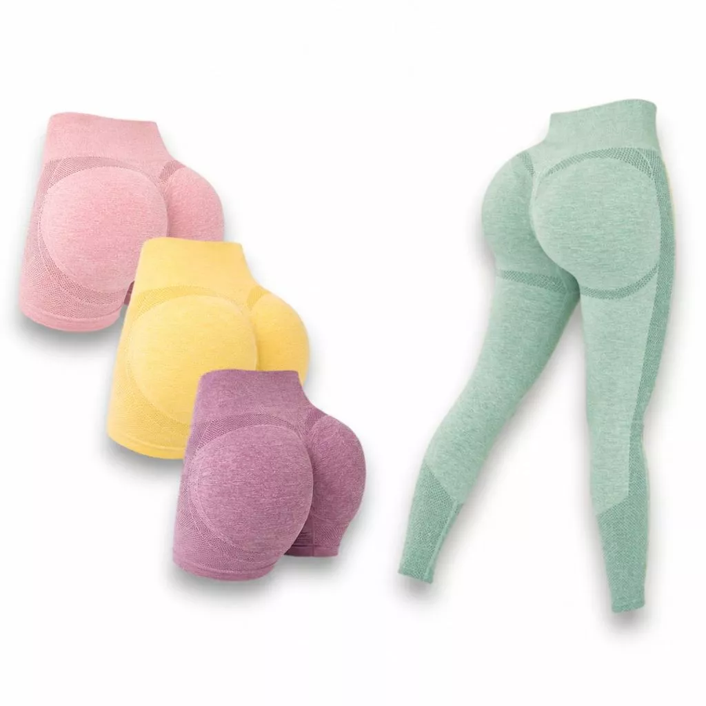 Kit 3 short e 1 calça legging academia