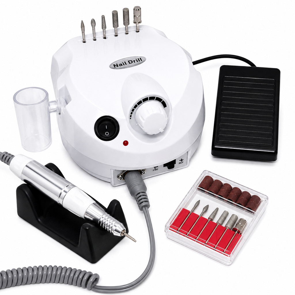 Motor De Unhas Profissional Porquinho Bivolt Controle Velocidade Acabamento Profissional Menos Esforço Mais Precisão