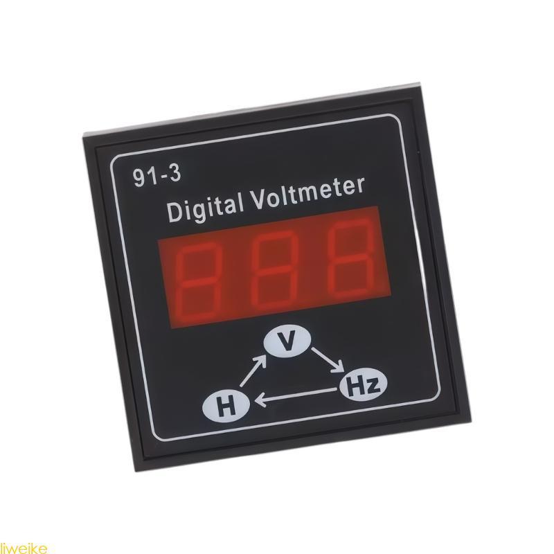 liweike 91-3 LED Display Monitor Tensão Medidor Monofásico 3 Fases Para Gerador