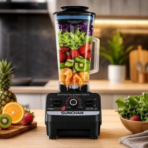 Liquidificador Potente 4500W Capacidade 2 Litros 127V Design Moderno Para Sucos Smoothies Vitamina
