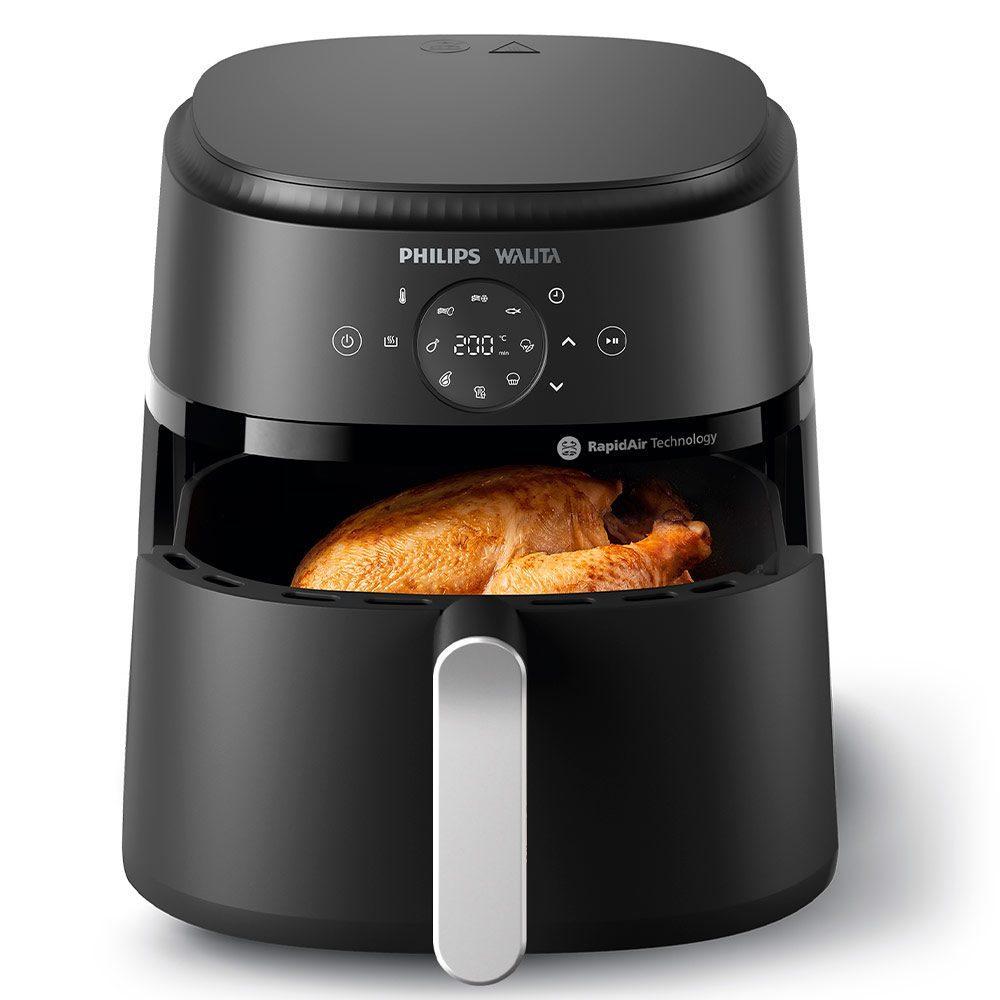 Fritadeira Airfryer Philips Walita Digital Série 2000 XL 1700W Preta - NA239 · foto 2