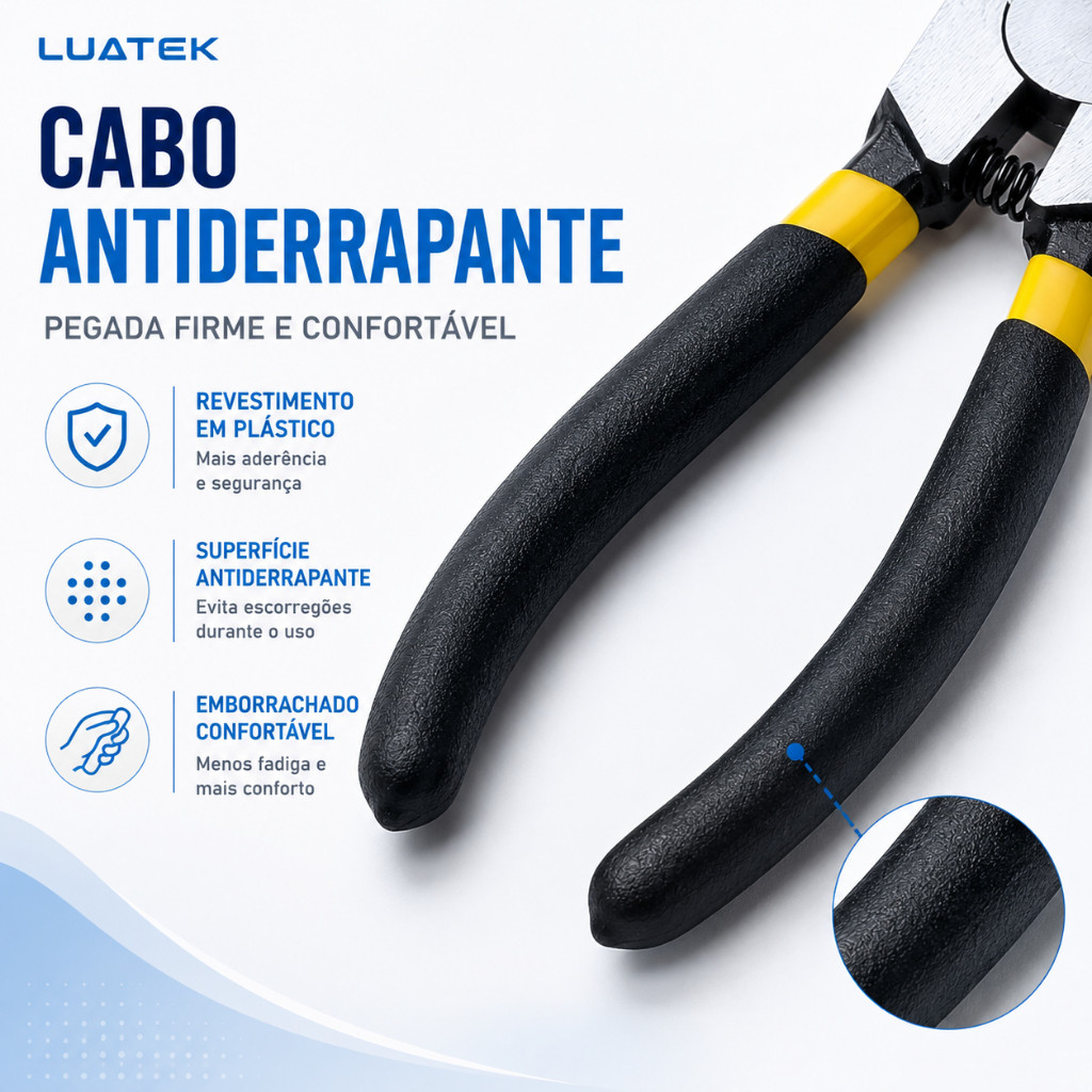 Kit Alicates para Anel de Trava LUATEK 4 Peças 143mm Pontas Retas e Curvas · foto 2