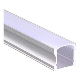 Perfil de Alumínio Embutir 1010 Branco 1M para Fita LED