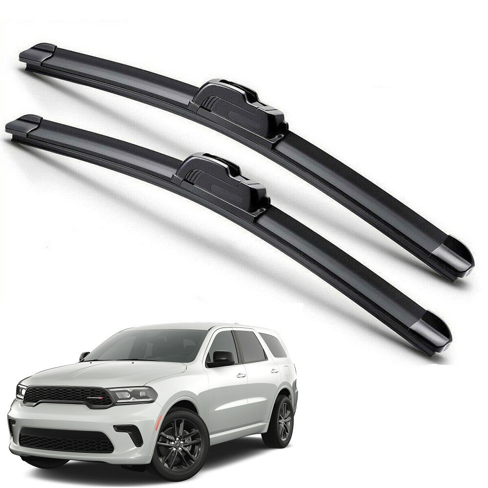 Para 2011-2023 Dodge Durango Lâminas De Limpador De Pára-Brisa J-HOOK Silicone Híbrido