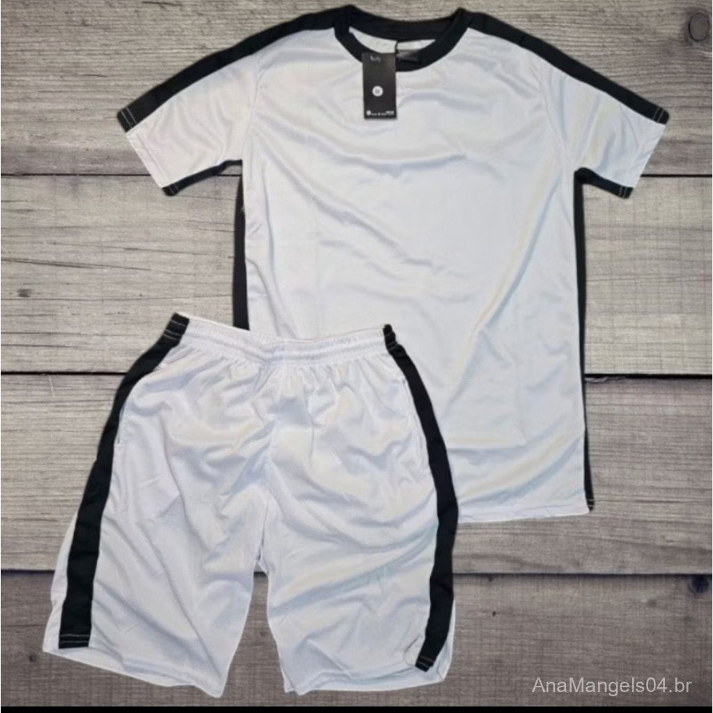 Conjunto de Ginástica Premium DRYFIT Masculino: Shorts + Camisa para Treino de Futebol
