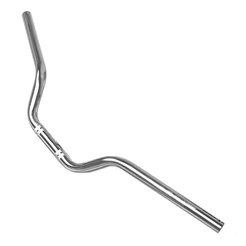 Guidão Cromado Modelo Original Aço Tubular 1,9mm Pro Tork Cbx 250 Twister 2001 a 2008