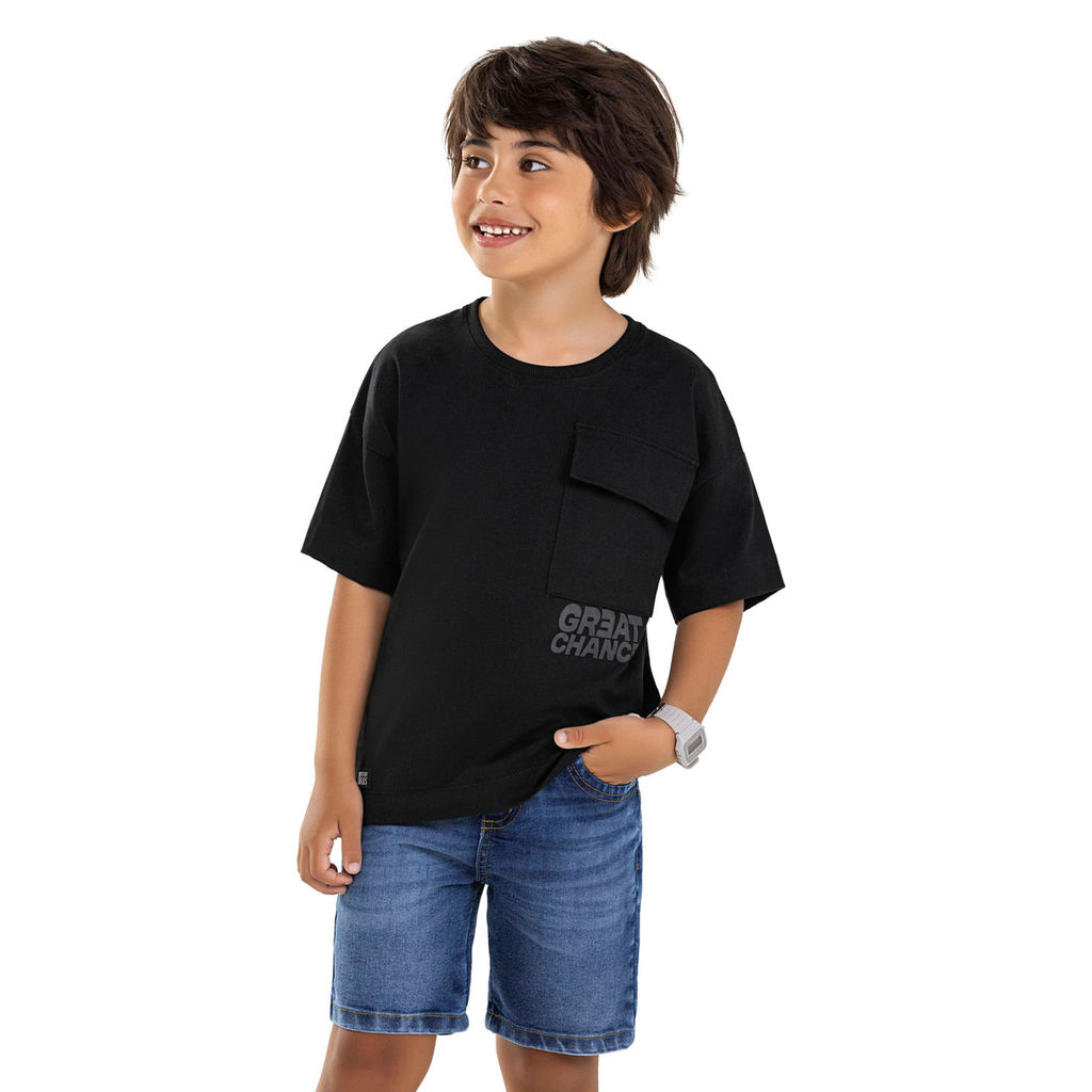 Bermuda Infantil Menino Jeans Colorittá Azul