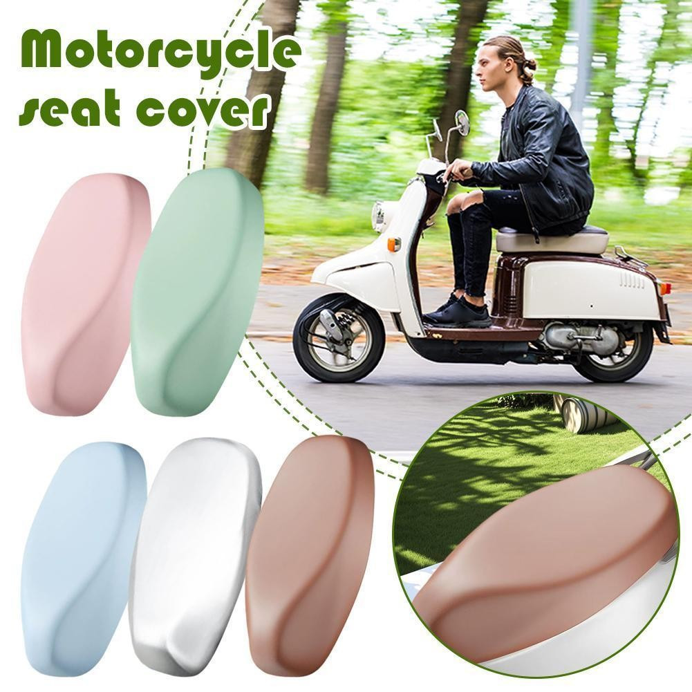 Capa De Assento Da Motocicleta Universal Impermeável À Prova De Poeira Pu Antiderrapante Almofada O8u4