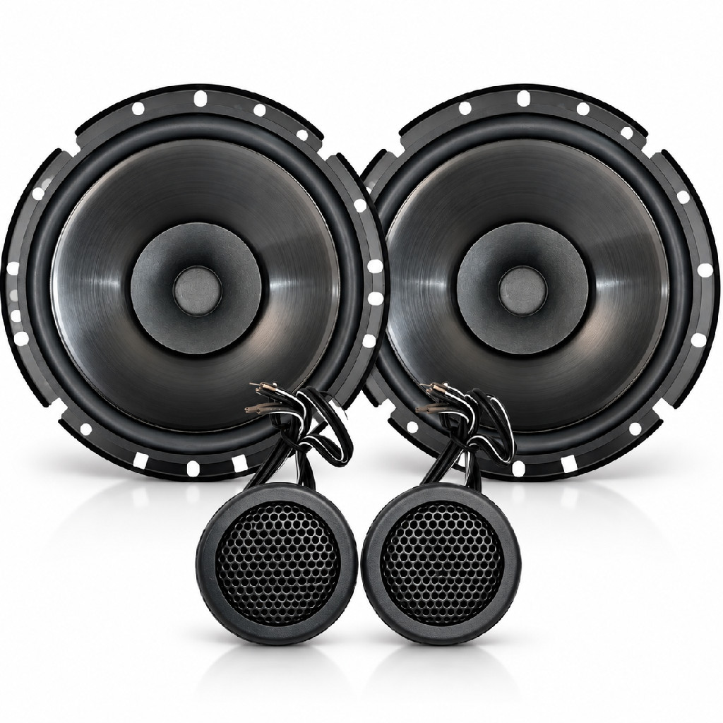 Kit Duas vias Falante Bomber Bbr 6 Polegadas + Mini Tweeter