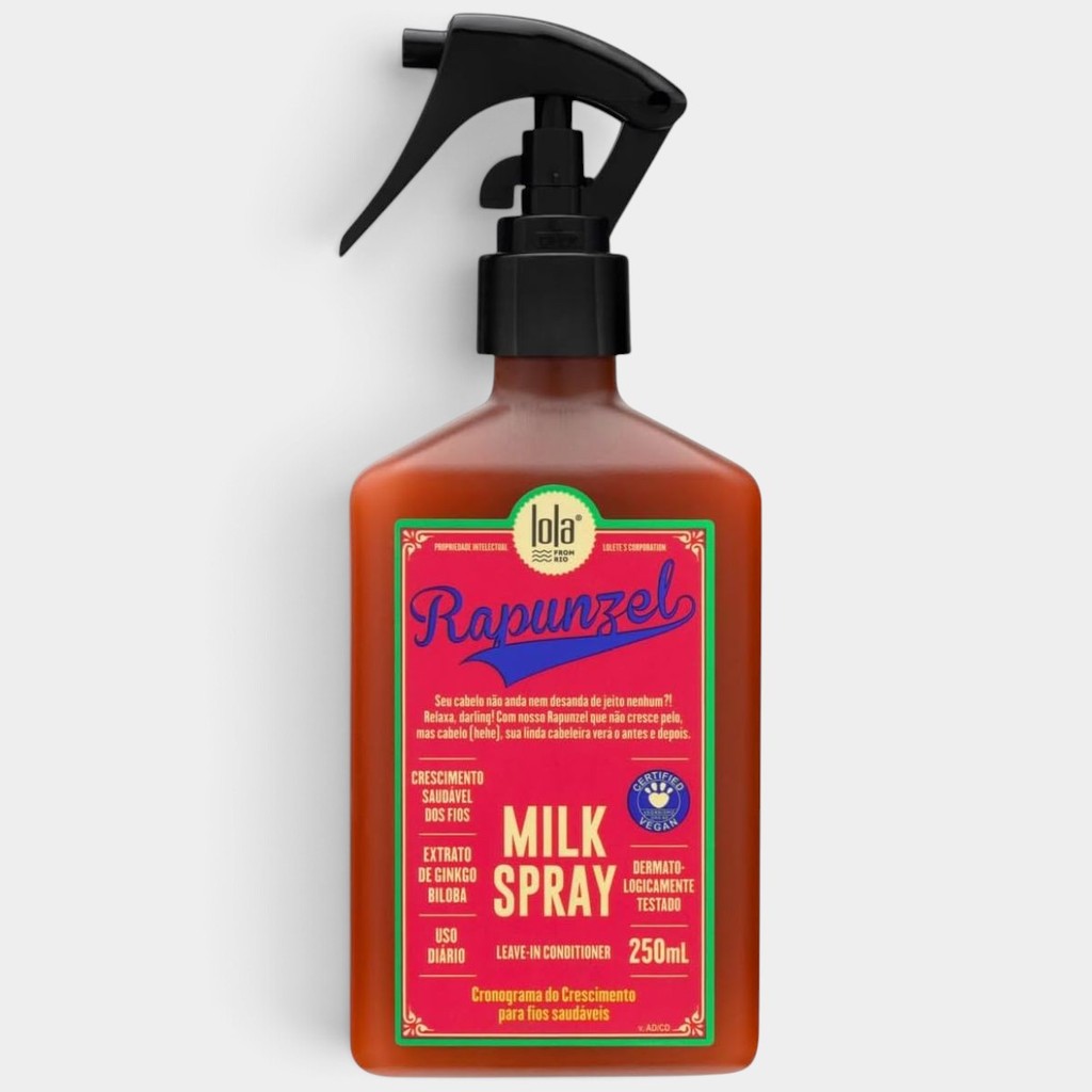 Milk Spray Lola Rapunzel Linha Crescimento Capilar Leave In 250ml