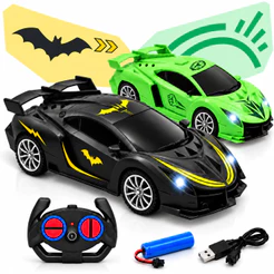 Carrinho De Controle Remoto Bugatti Brinquedo Corrida Veloz Com Luz Recarregavel Menino Kizumba