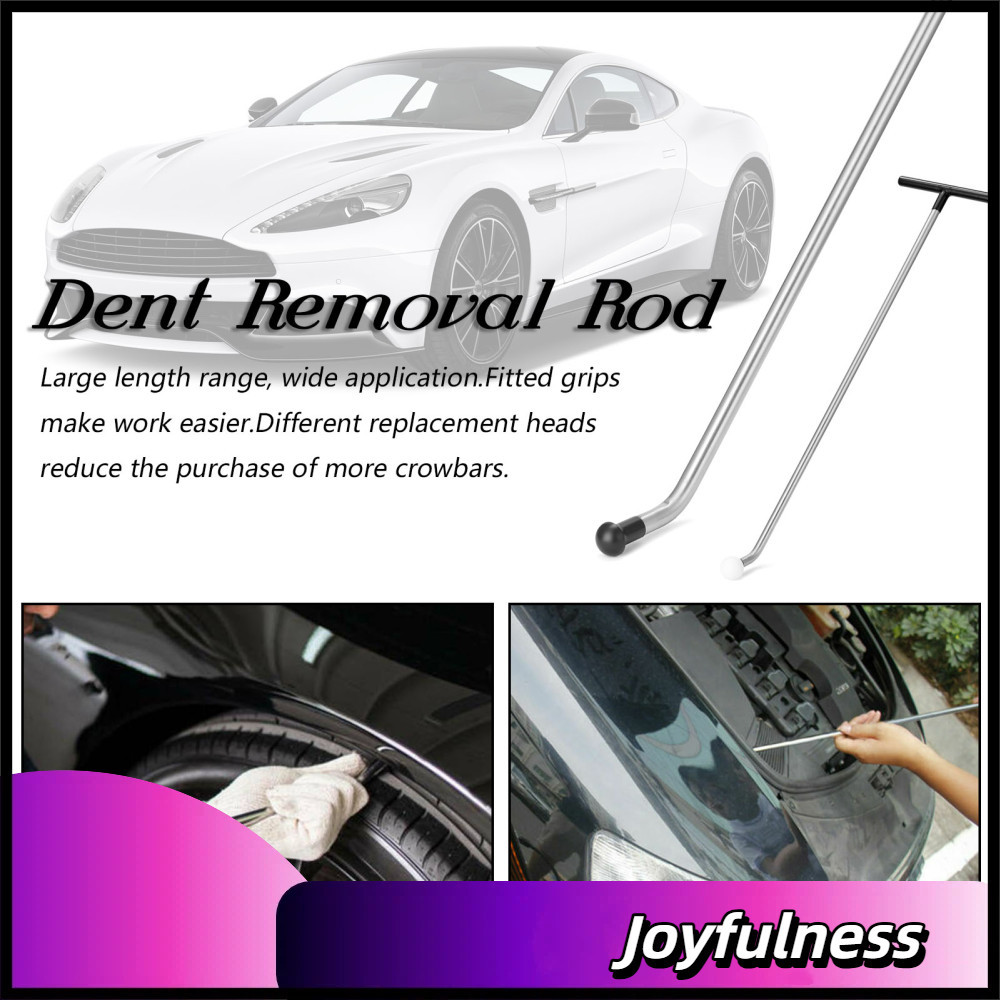 Joyfulness-br joyness-br Varas de remoção de amassados ​​de carro Pés de cabra Serviço de kits de ferramentas de reparo