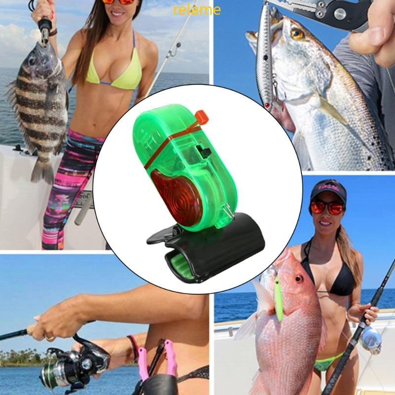 Rel Fishing Bites Alarm Indicador Eletrônico Alarmes Pesca Som E Luz