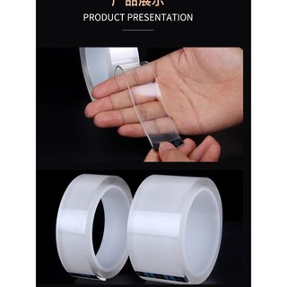 Fita Nano sem marcação, dez mil vezes, fita mágica lavável, forte, à prova d'água, transparente, fita acrílica de 2mm