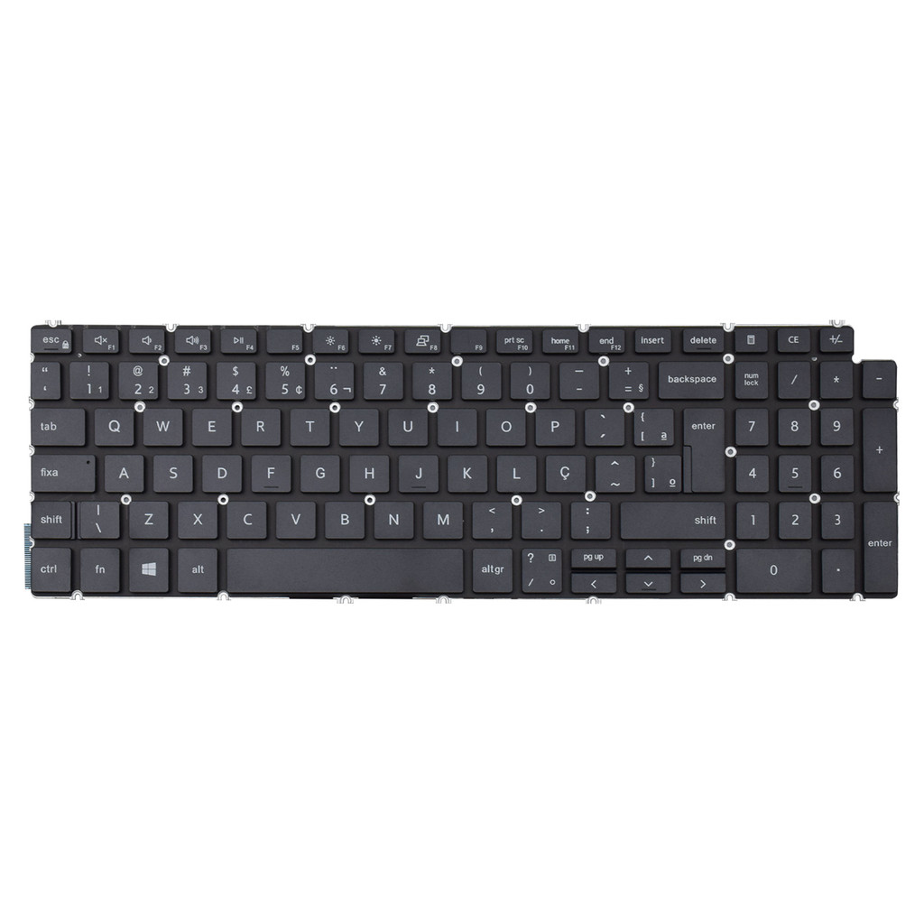 Teclado para Notebook Dell Vostro 15M-3520-P45T Sem Iluminação