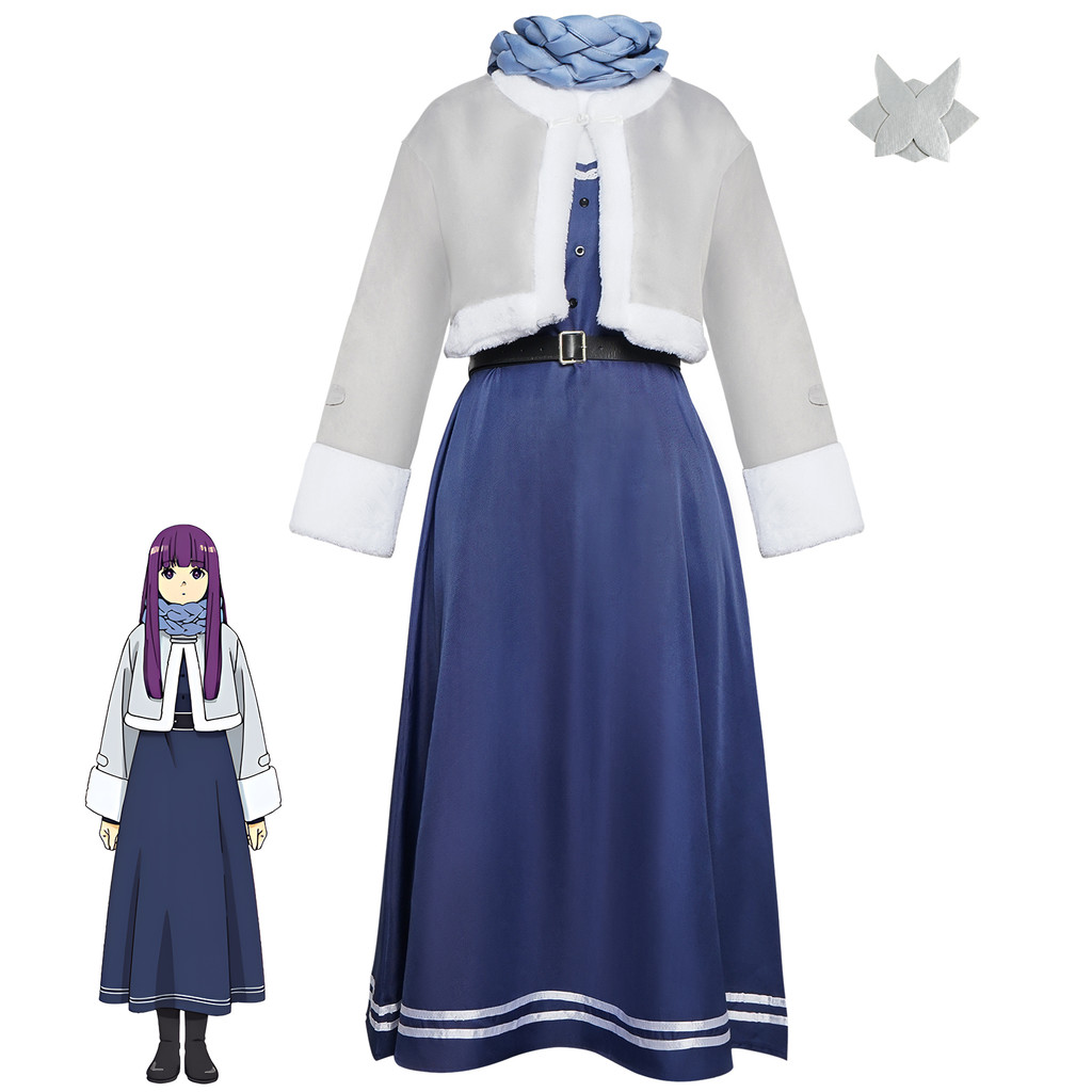 Enterrado folhoian Filun inverno cos roupas cos roupas outono inverno vestido roupas femininas Anime roupas de desempenh