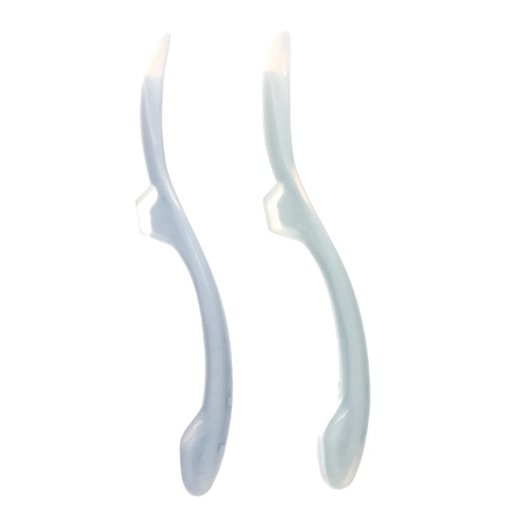 Kit 2 Colheres Em Silicone Fase 2 Azul - Buba · foto 2