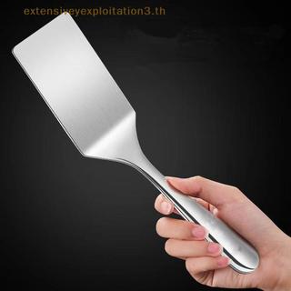 Casa EE Espátula De Aço Inoxidável Panqueca Hambúrguer Turner Bolo Tiramisu Cortador Ovo Bife Cozinhar Pá Mão Torta Ferr