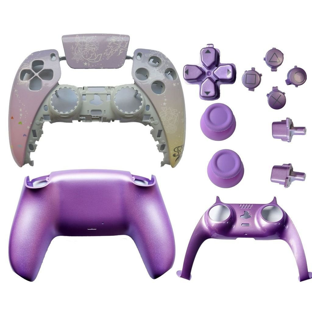 Capa de substituição para PS5, capa de controle com tema de jogo PS5, capa protetora para controle PS5, capa protetora d