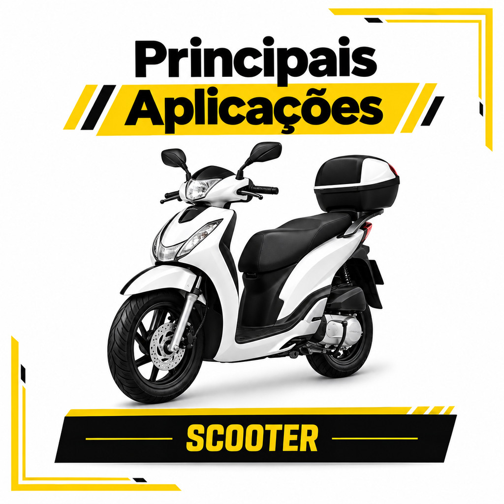 Pneu Moto Maggion 100/90-10 Street Sportissimo II Traseiro Scooter Uso sem câmara — imagem 2 de 2