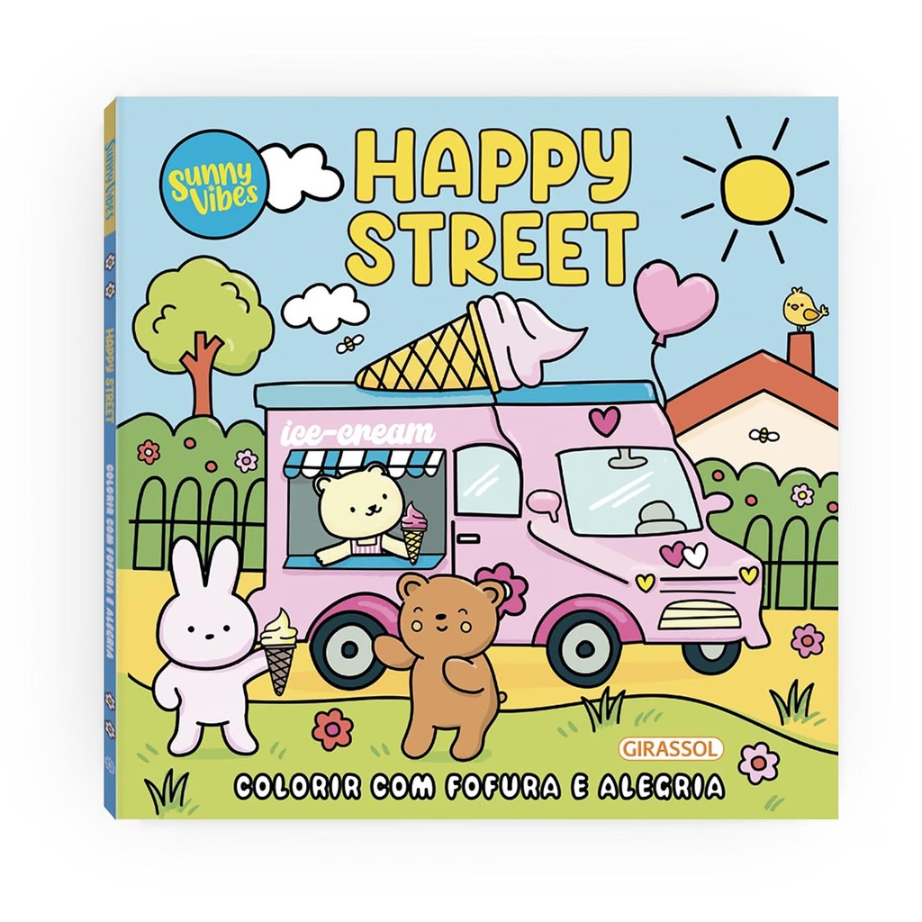 Sunny Vibes | Happy Street -|Colorir com Fofura e Alegria