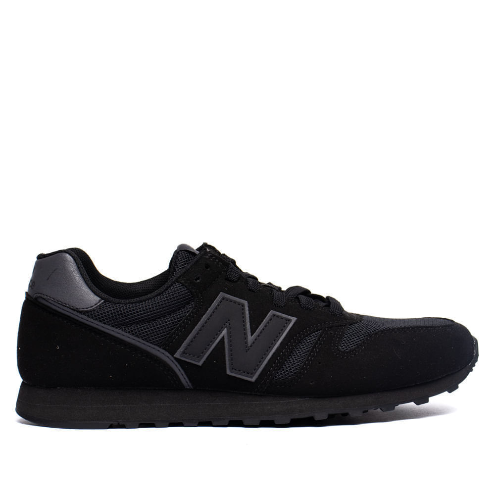Tênis Masculino New Balance 373v2 Casual Preto/Cinza