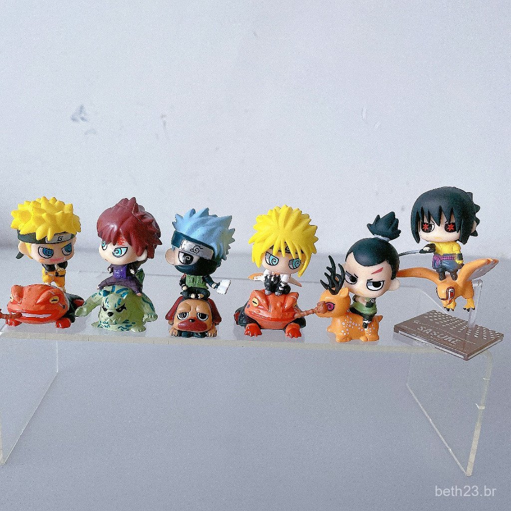 6 peças, 5 cm, figuras de ação do anime Naruto: Uchiha Itachi, Sasuke, Pain, Kakashi, coleção Shippuden, modelos de brin