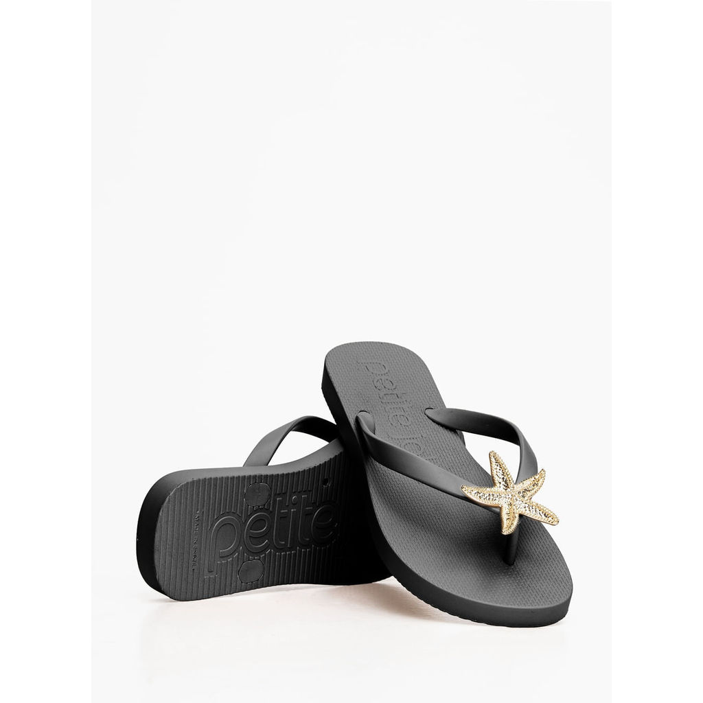 Chinelo Petite Jolie Fresh Preto PJ7813